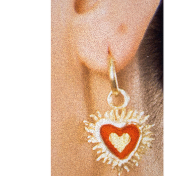 Sacred Heart Earrings- Mini